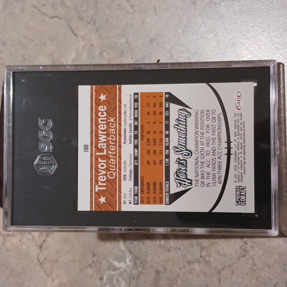 Trevor Lawrence Rookie - Picture 2 of 2